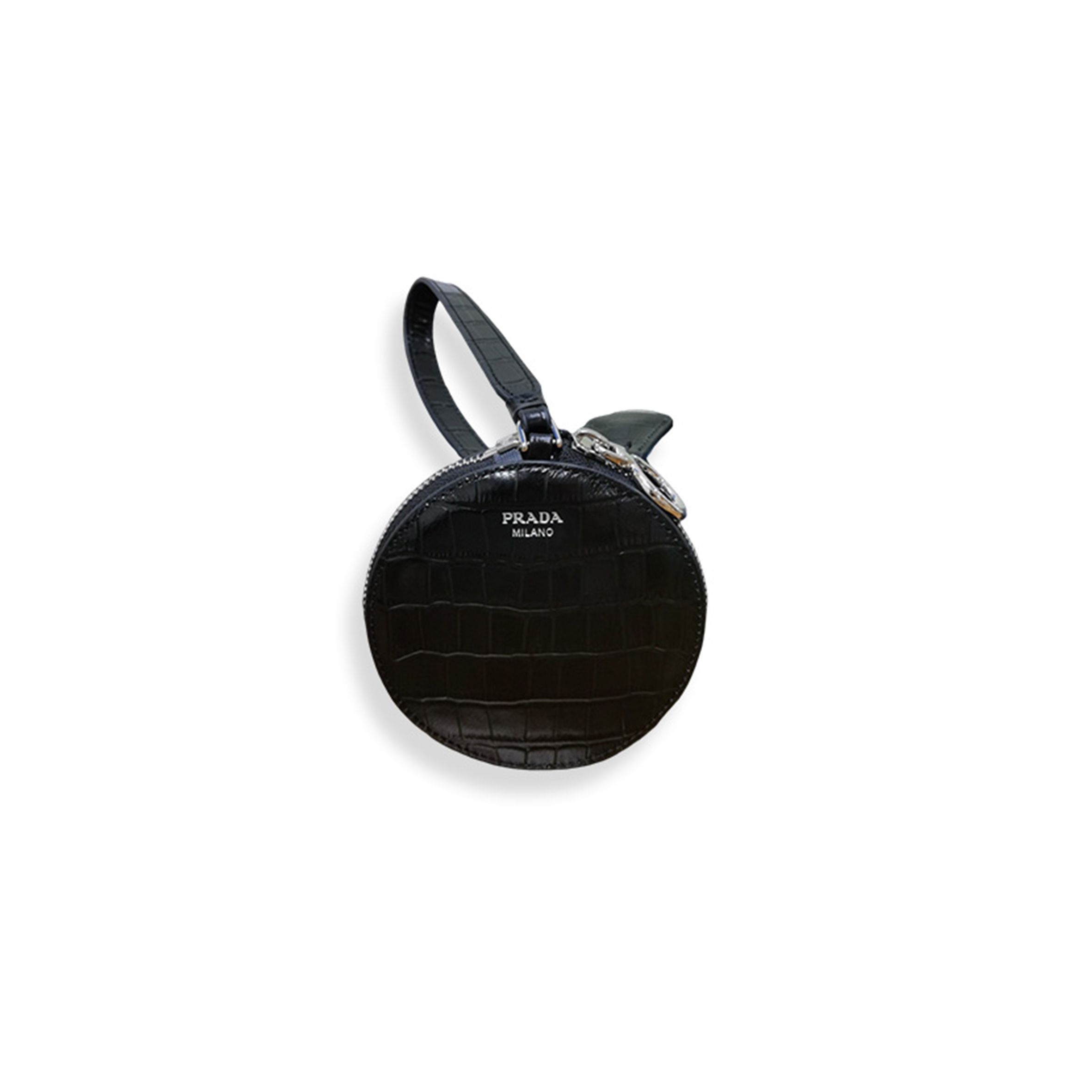 PRADA RE-NYLON AND LEATHER FOLDABLE MINI-BAG 1TT347 (11*11*1.5cm)